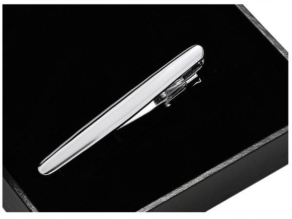 Spinka Metalowa do Krawata Męska + PUDEŁKO ZKP13 Marka Rene Chagal