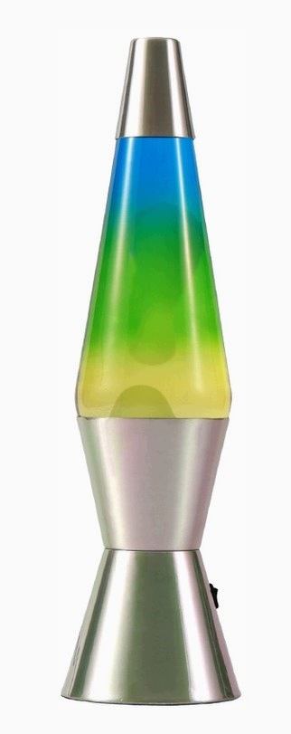 Lávová lampa magma Lava Lawa lampa XL3322 Strieborná chrómová lávová Ito