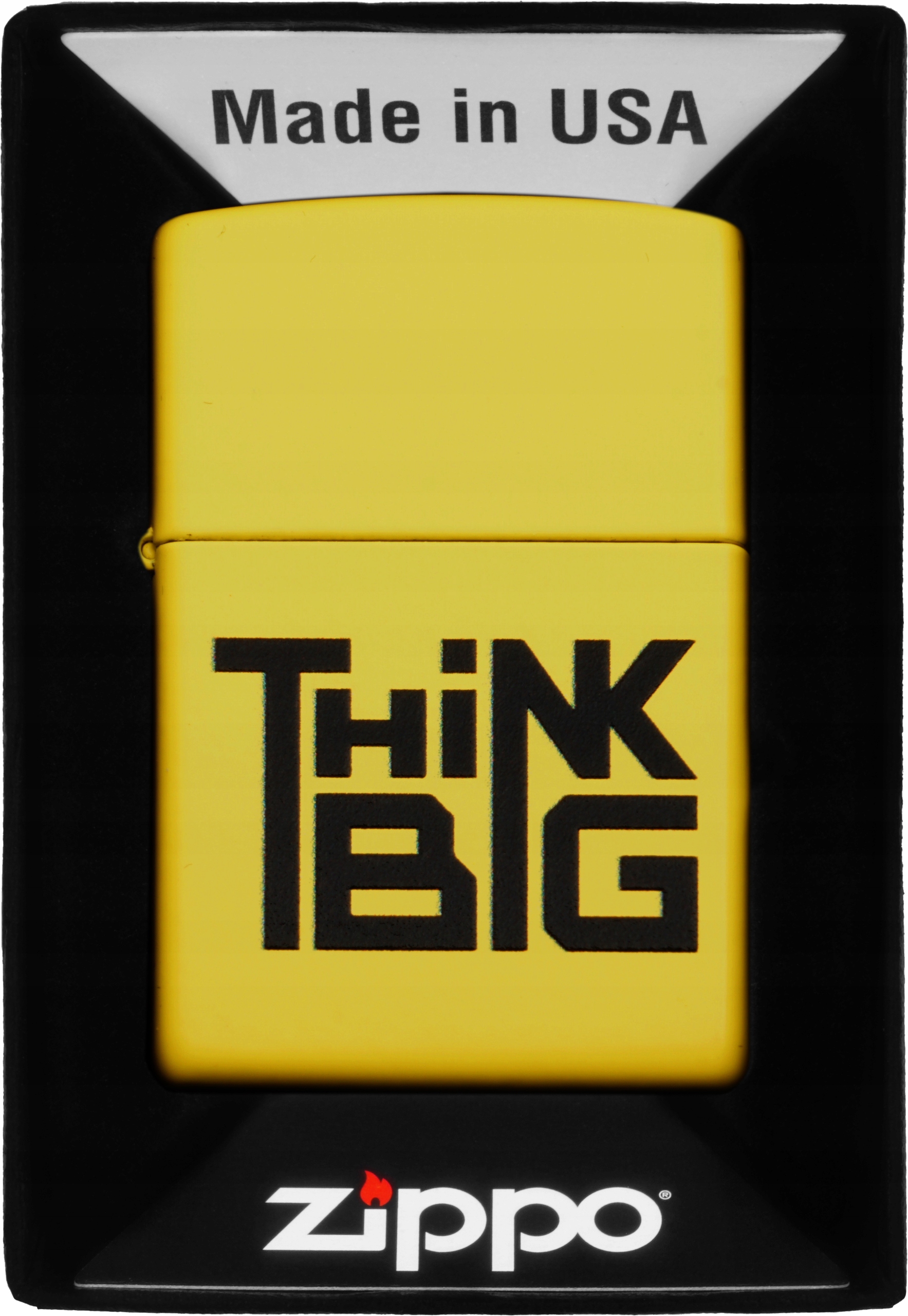 Zapalovač Zippo Think Big Design 60007284 Větruodolný benzínový