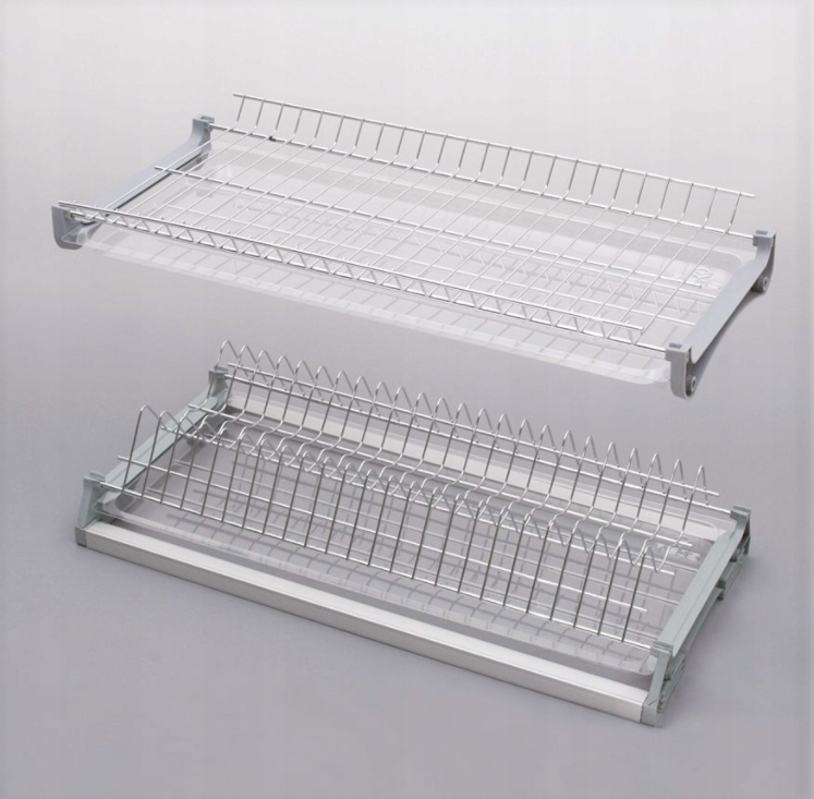 OCIEKARKA DO NACZYŃ REJS 2 TACE POZIOMY CHROM 70CM