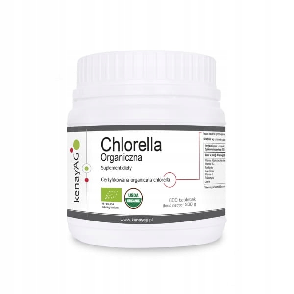 

Organiczna Chlorella (600 tabletek) KenayAG