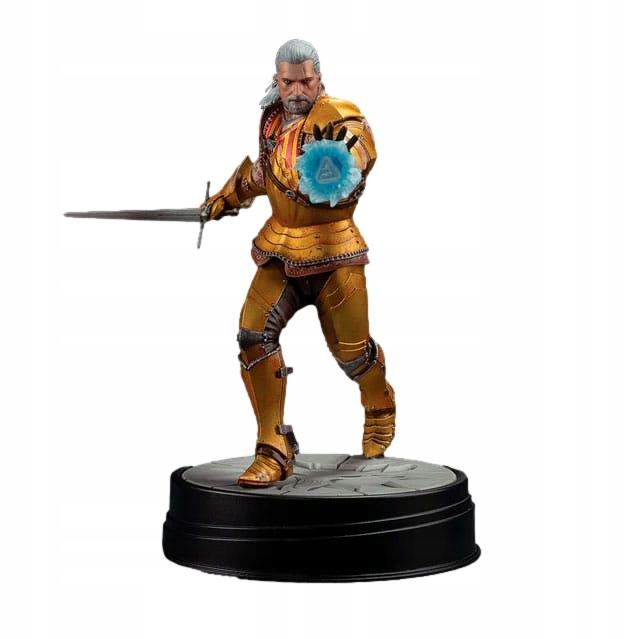 Sběratelská figurka Geralt Toussaint Zlatá zbroj Zaklínač Originál Na