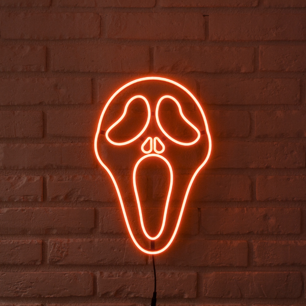 KRZYK - Neon LED FLEX - LAMPKA NOCNA - HALLOWEEN