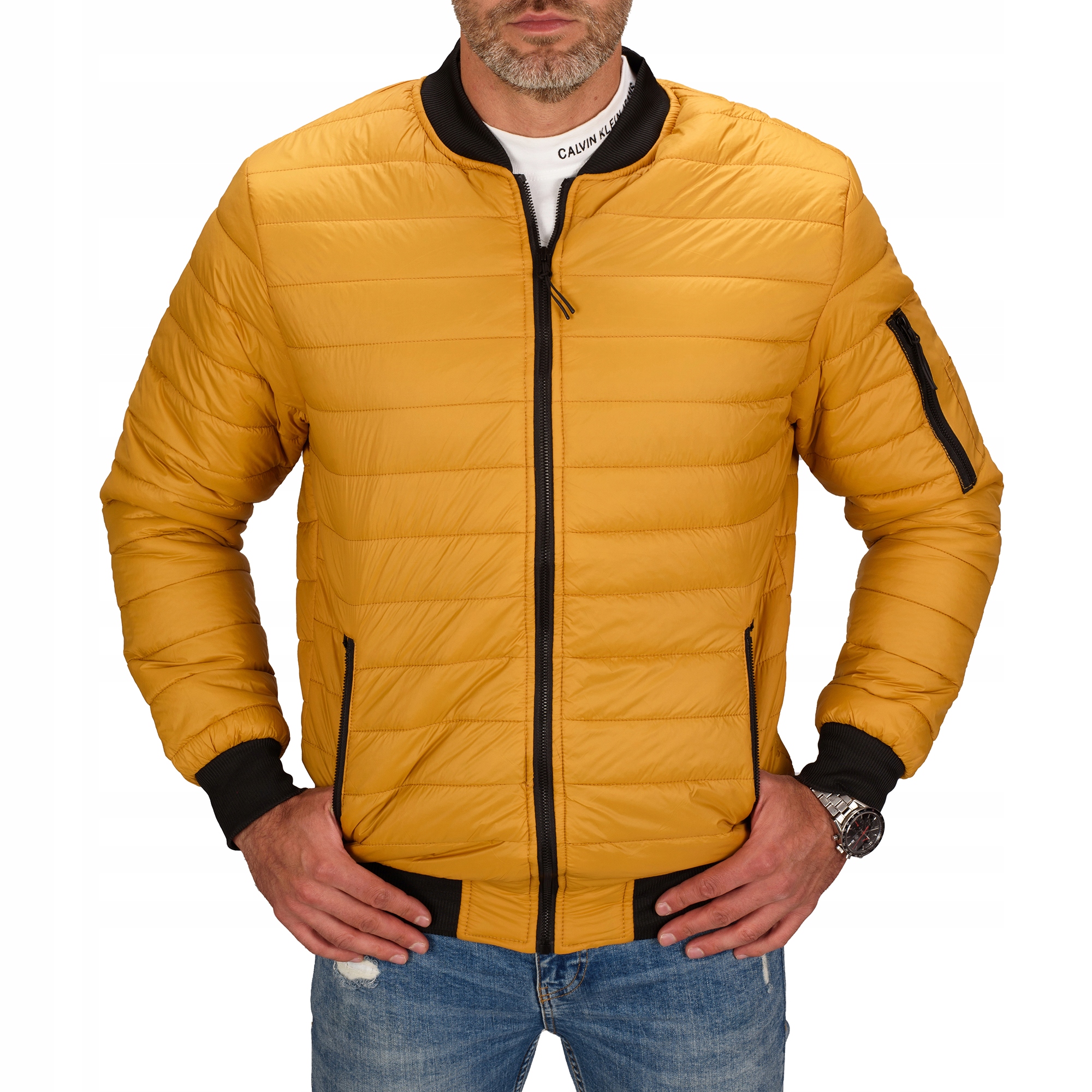 

KR02 roz. XL Kurtka Męska Bomber Jacket Pikowana