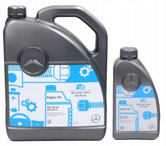Olej Mercedes-benz 5W40 MB229.5 6L