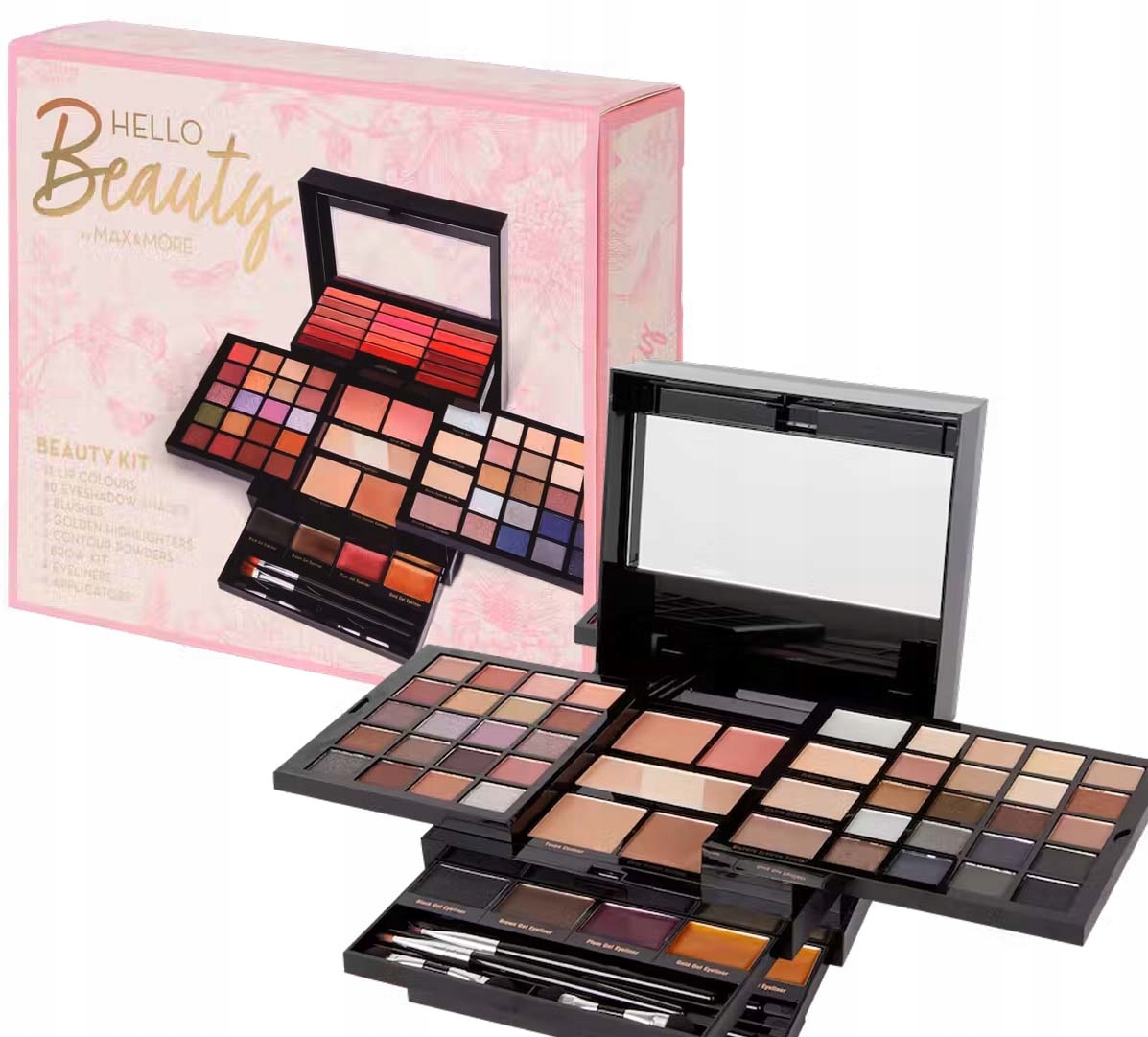 

Kosmetyczka walizka kuferek zestaw 73 kosmetyków