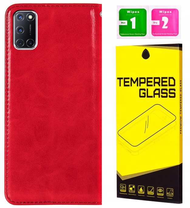 

Etui Portfel Blue Magnet Do Oppo A72 Szkło