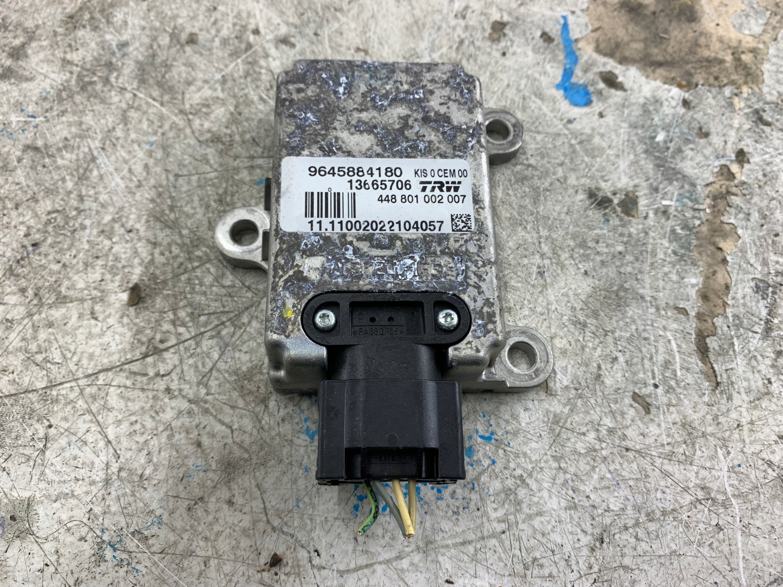 PEUGEOT 407 2.0 HDI sensor module ESP 9645948980