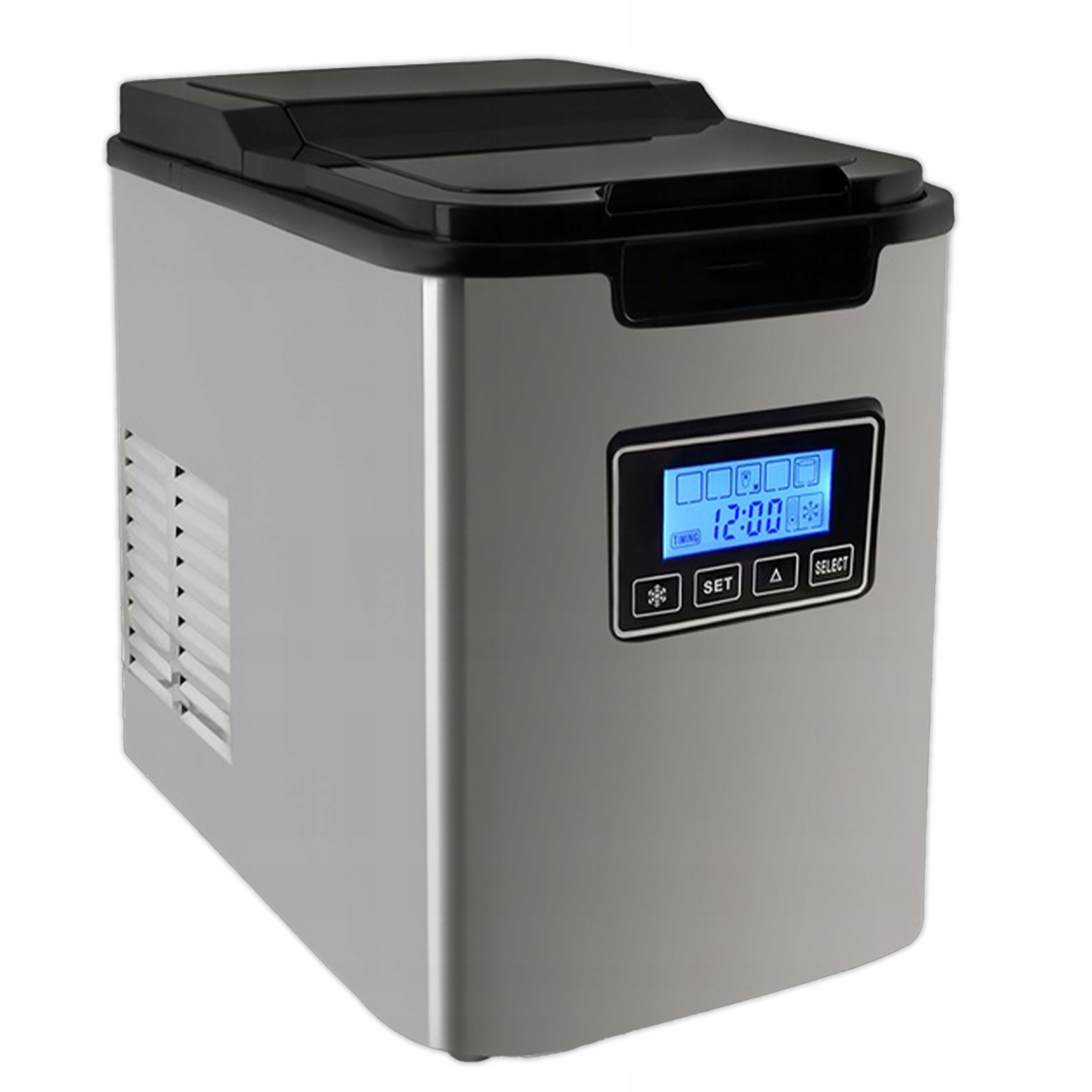 Kocka na ľad 12 kg, domáci stroj na výrobu kociek, expresný ľad za 9 minút
