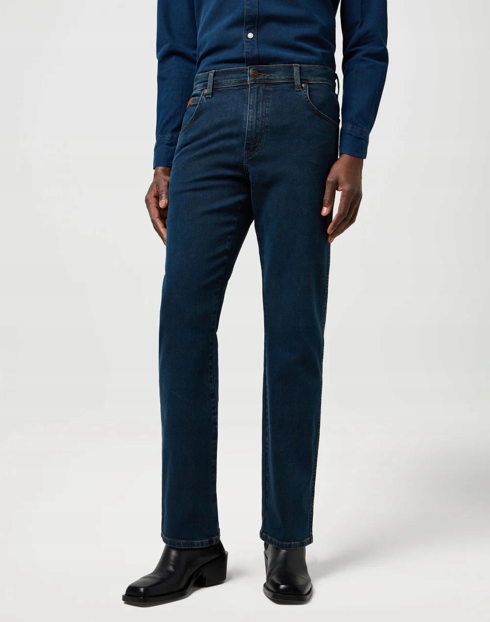 Pánské džíny Wrangler Texas 821 112370856 Blue Oxide W32 L30 Jednoduché