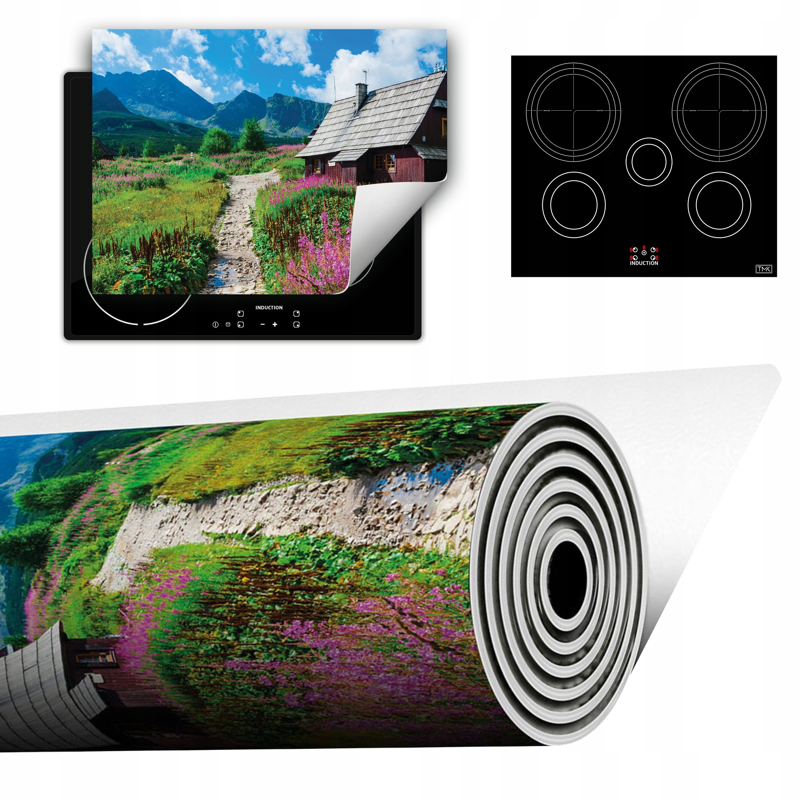 Vinylová Podložka Do Kuchyně Více Místa 70x52 krajina dům