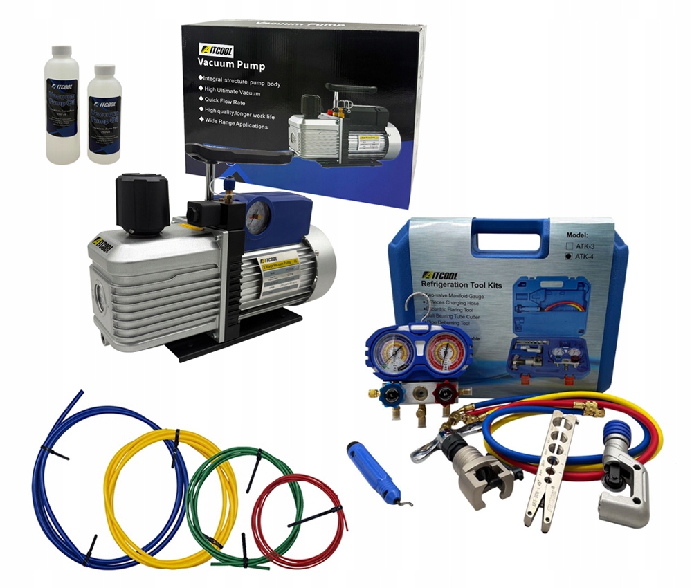 Sada nástrojov na klimatizáciu Vákuová pumpa VP2200M-SG 283L/min