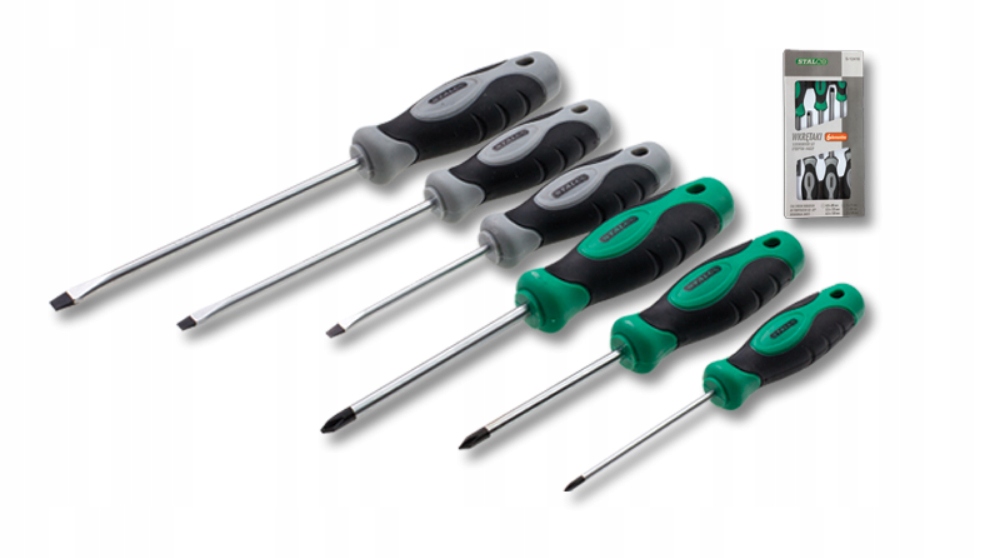 

Zestaw Wkrętaków Śrubokrętów 6szt wkrętaki Premium