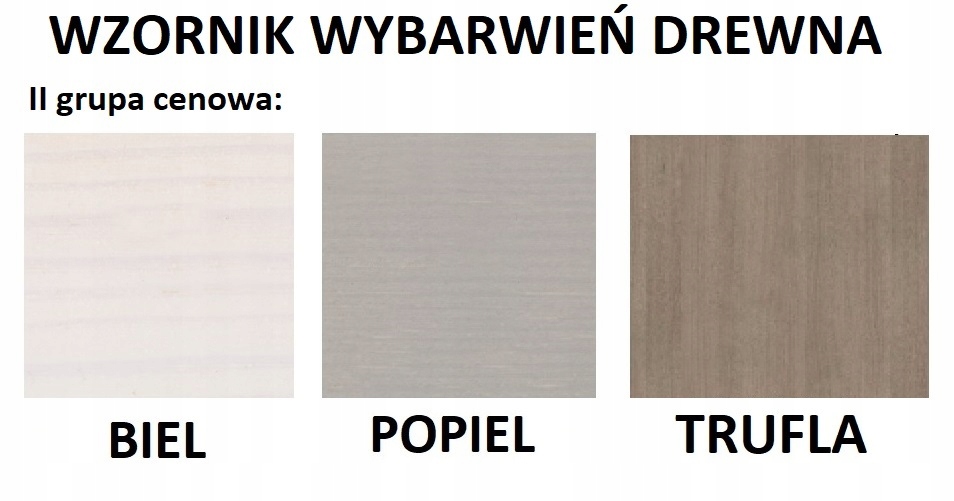 Dopłata do koloru narożnika kuchennego serii B