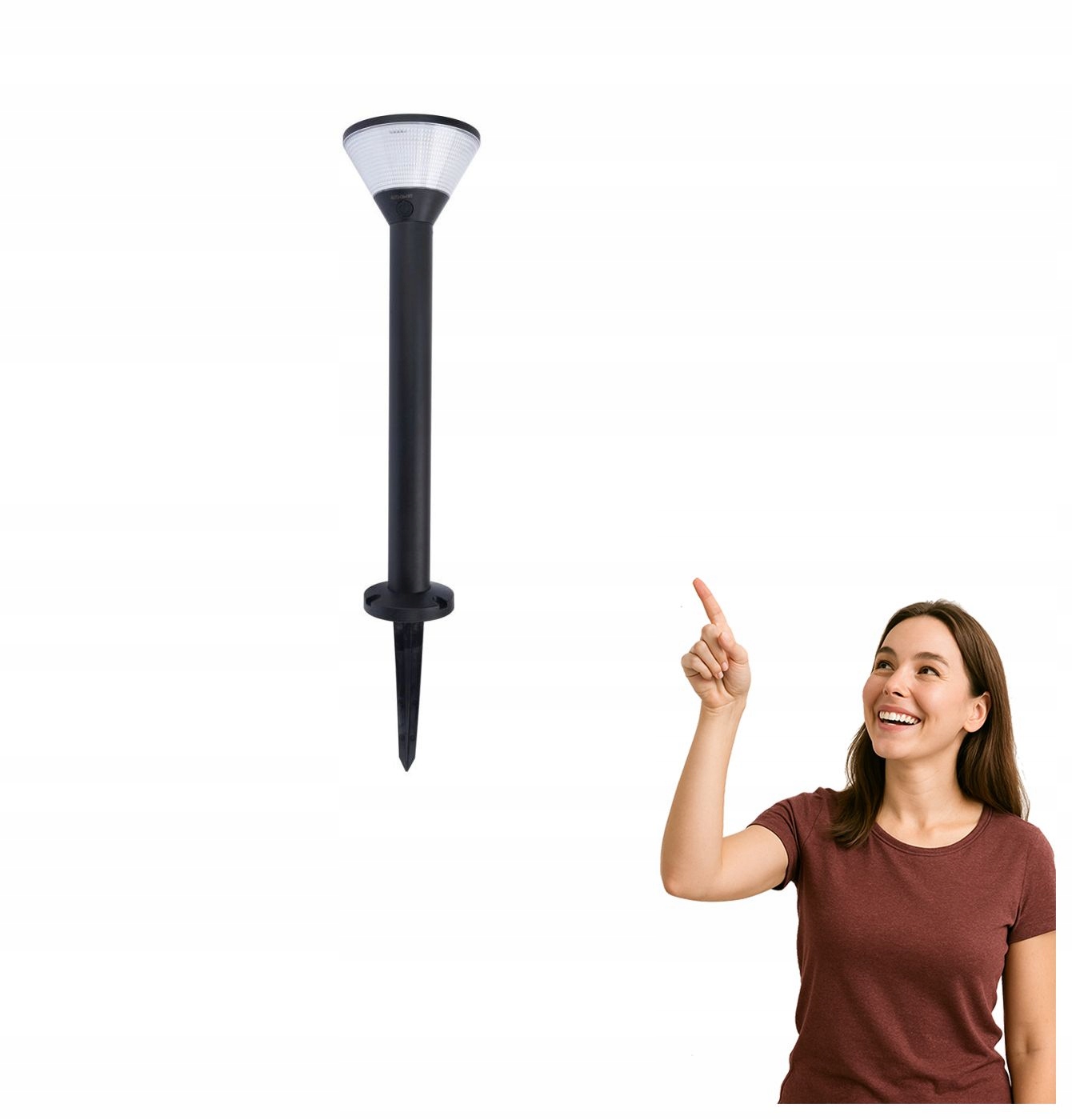 Solárna záhradná Led základná lampa Karlo Lutec