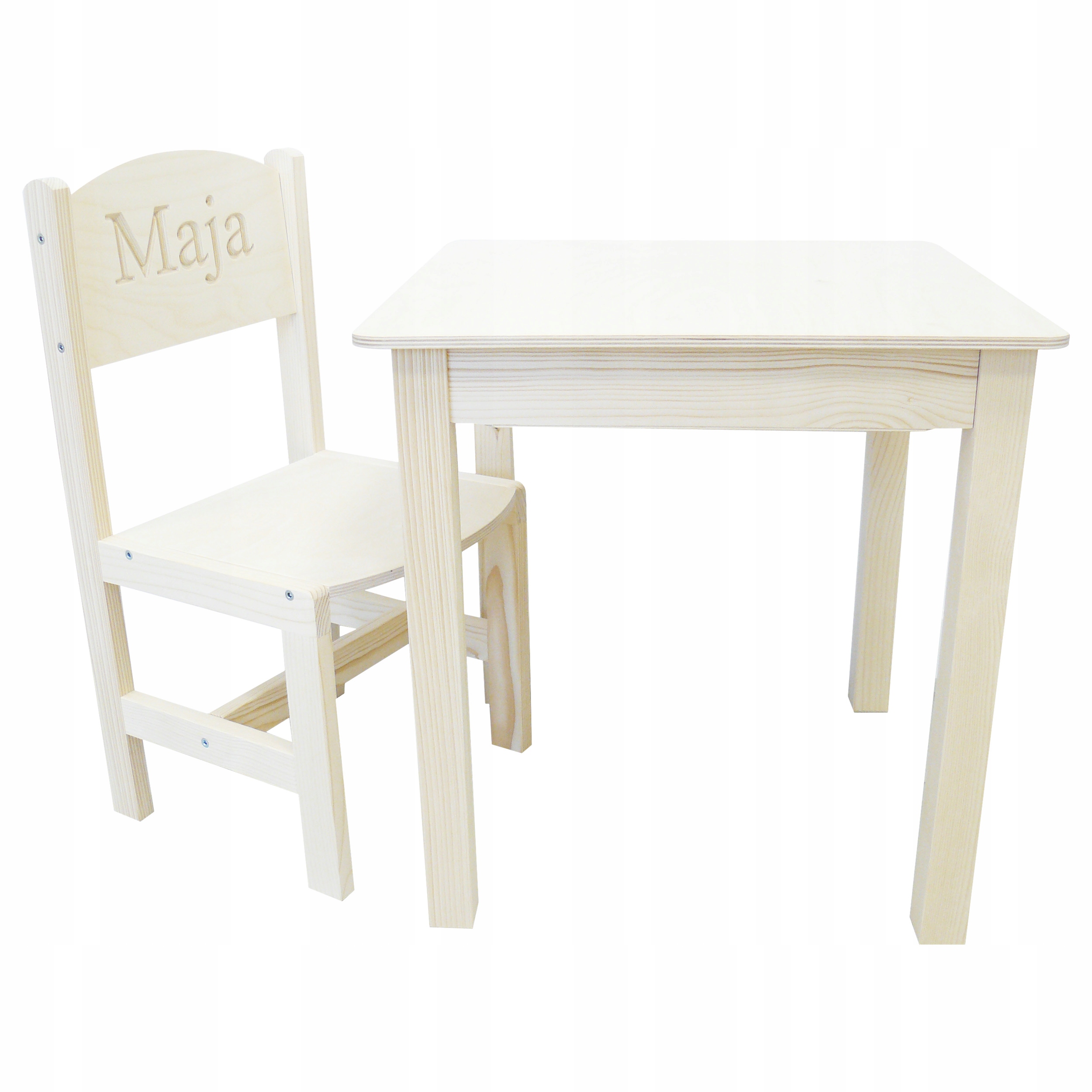 

Stół 50/50 Krzesło Starszak Pełne Grawer Imię