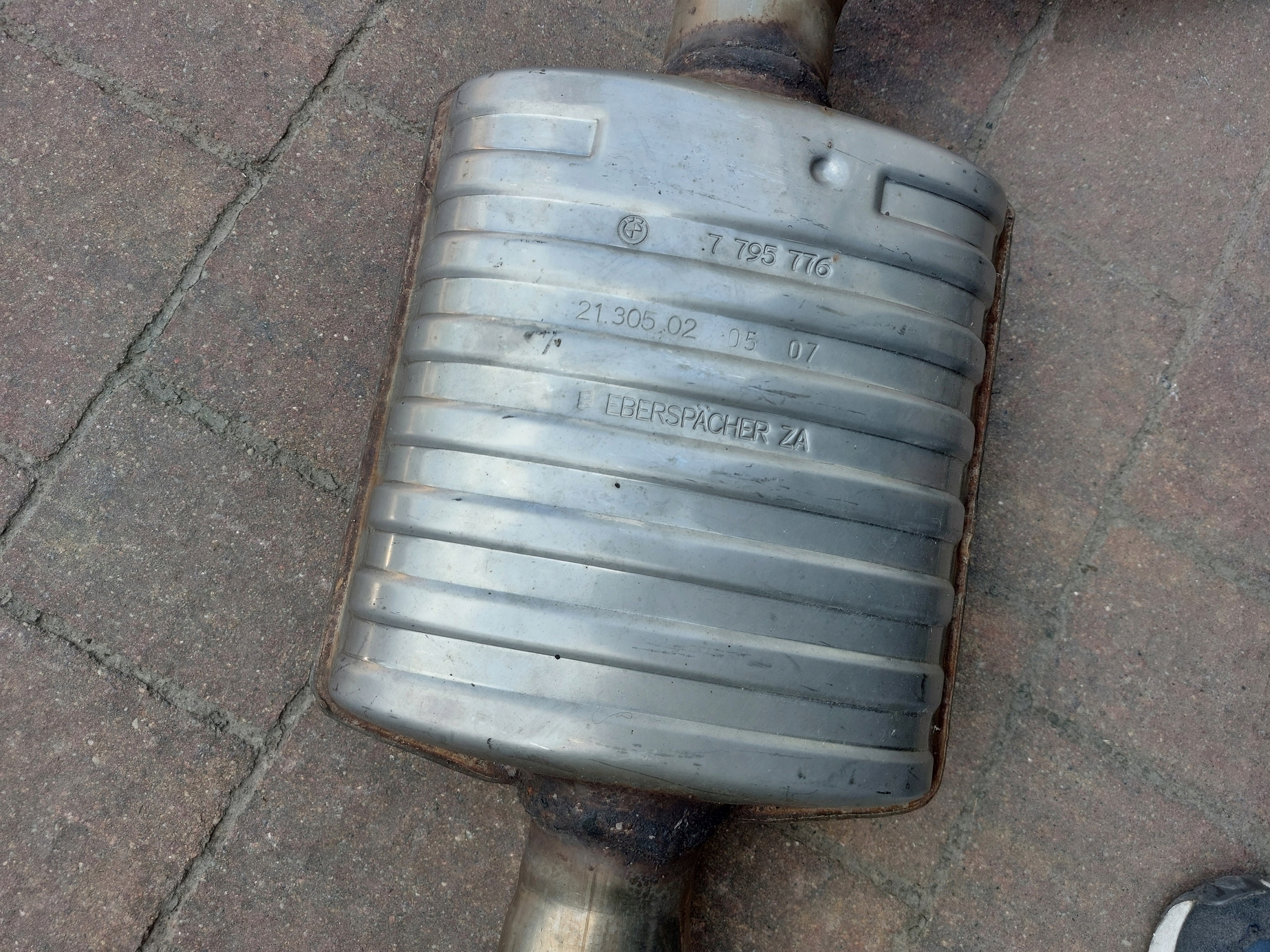 muffler, exhaust BMW E90 DIESEL 7795776 7795777