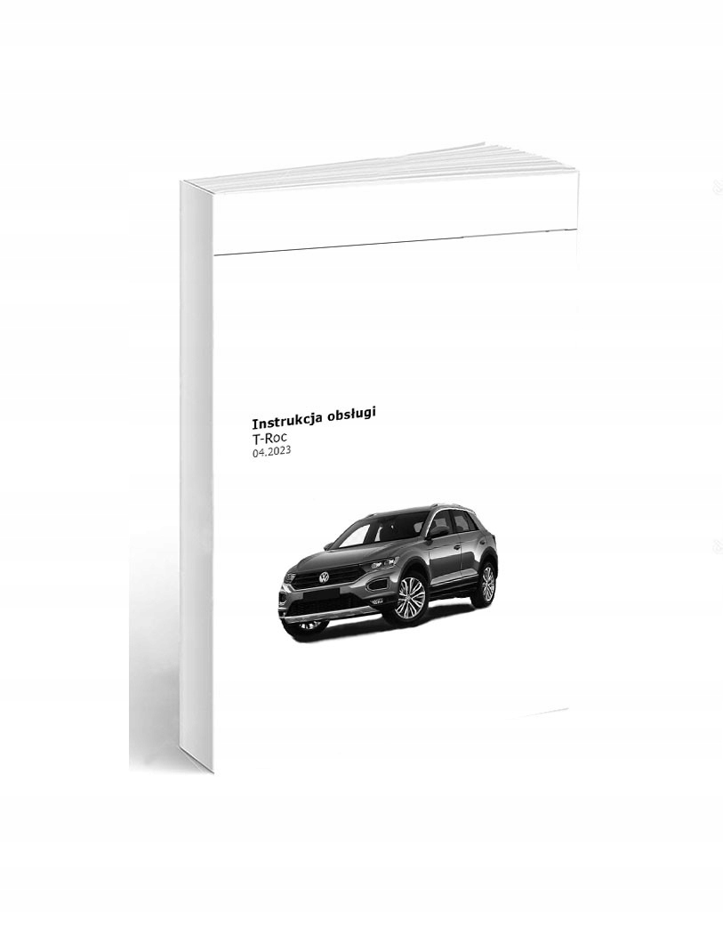 Volkswagen T-Roc 2022 2025 Instrukcja Obsługi Polski
