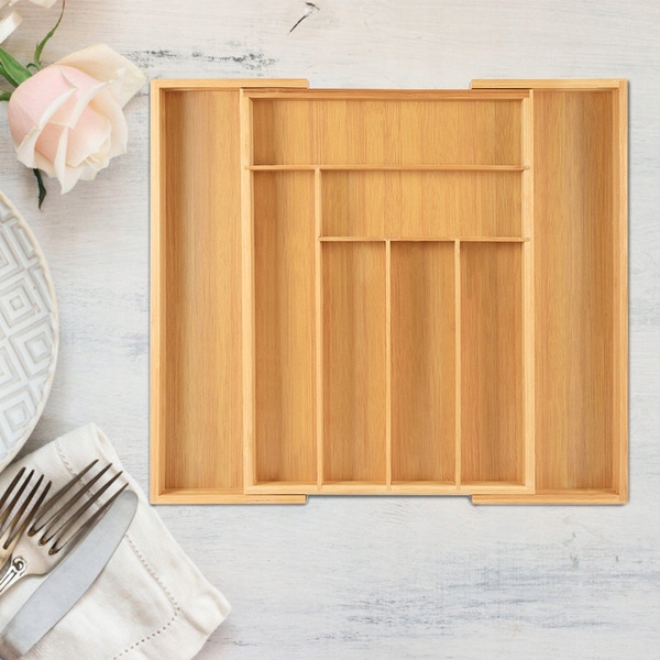 WKŁAD DO SZUFLADY ORGANIZER SZTUĆCE BAMBUS ROZSUWA Kod producenta KB 2547