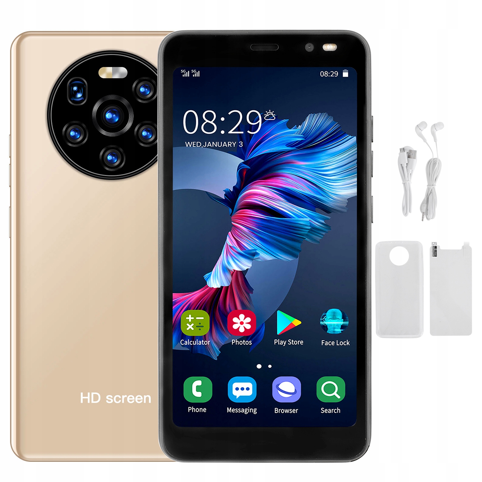 Landvo MATE40 Pro 5,45-PALCOVÝ Telefón S Hd Displejom, 512 Mb 4 Gb