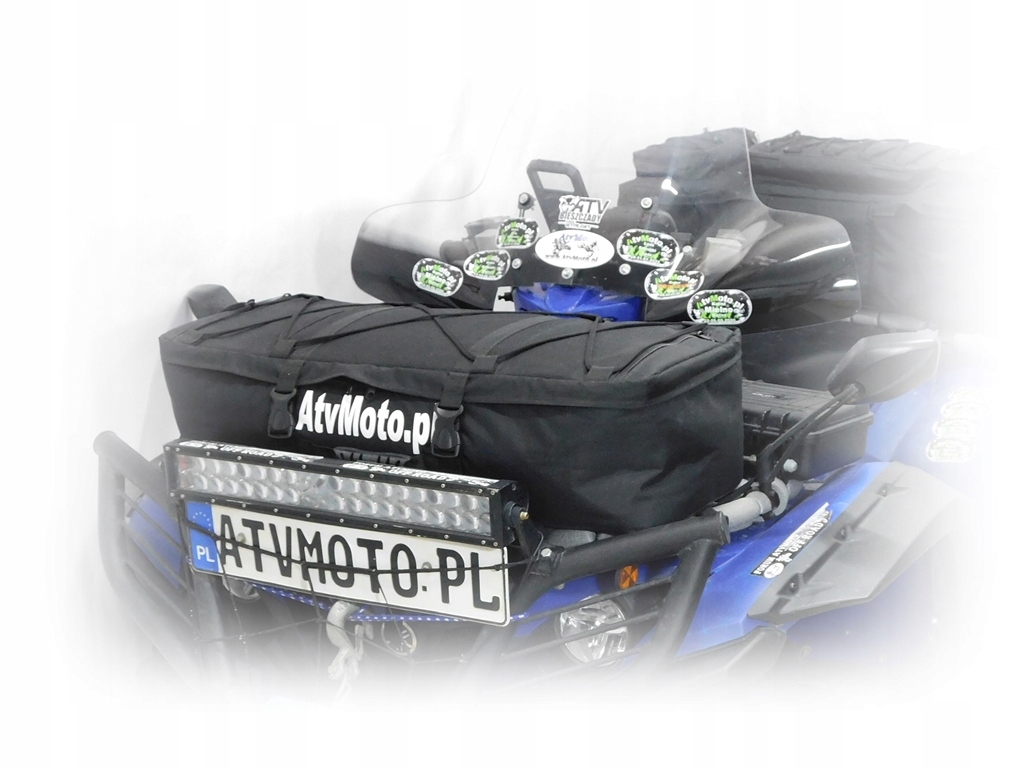 Torba kufer na quada ATV uniwersalna czarna Weight with packaging 2 kg