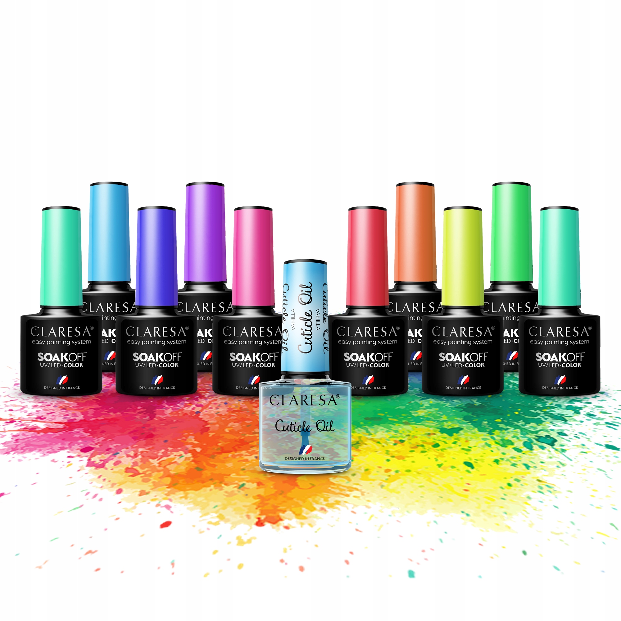 

Claresa Lakier Hybrydowy MIX Oliwka