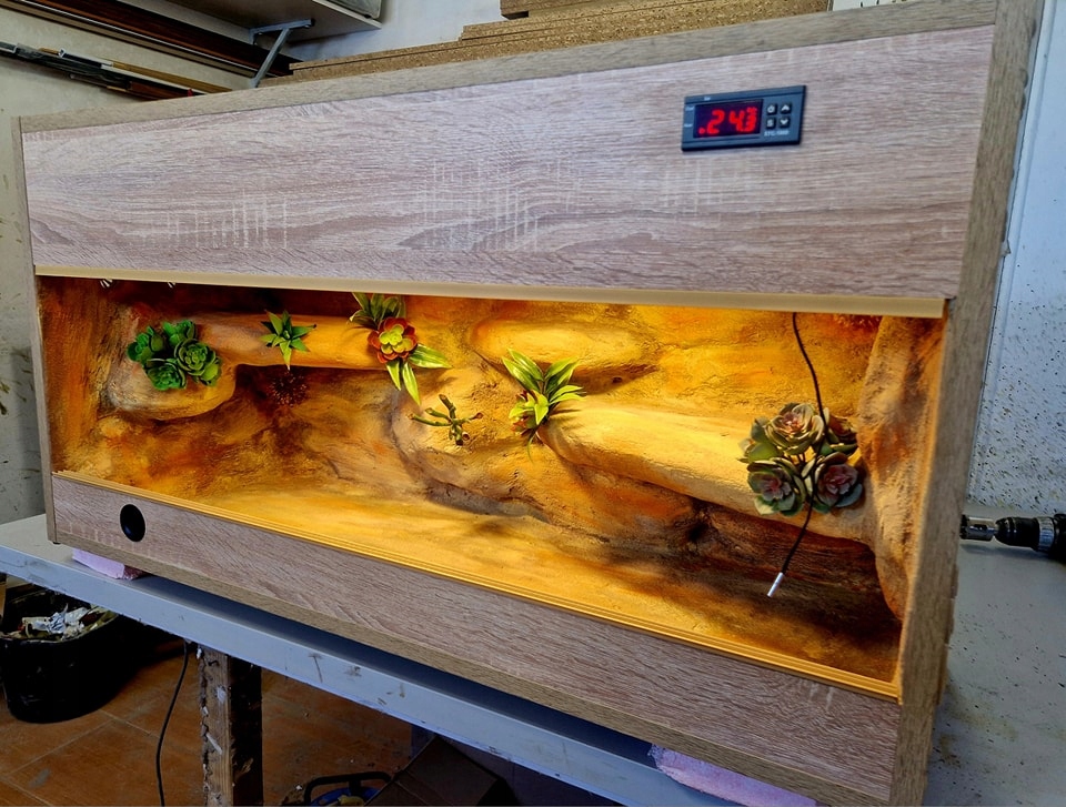 Terárium Na Objednávku Pro Hada 80x40x52 Tropické Pyton Obilnina