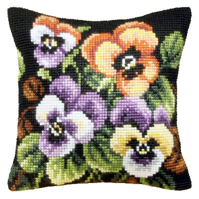Набор для вышивки крестиком-задняя подушка