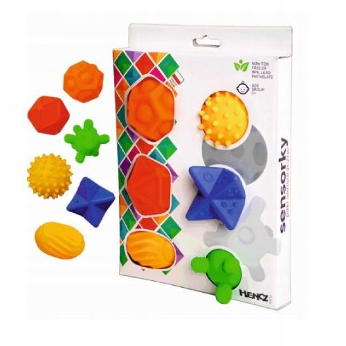 

Hencz Toys Piłeczki Sensoryczne Sensorky 0M+ 6 Szt