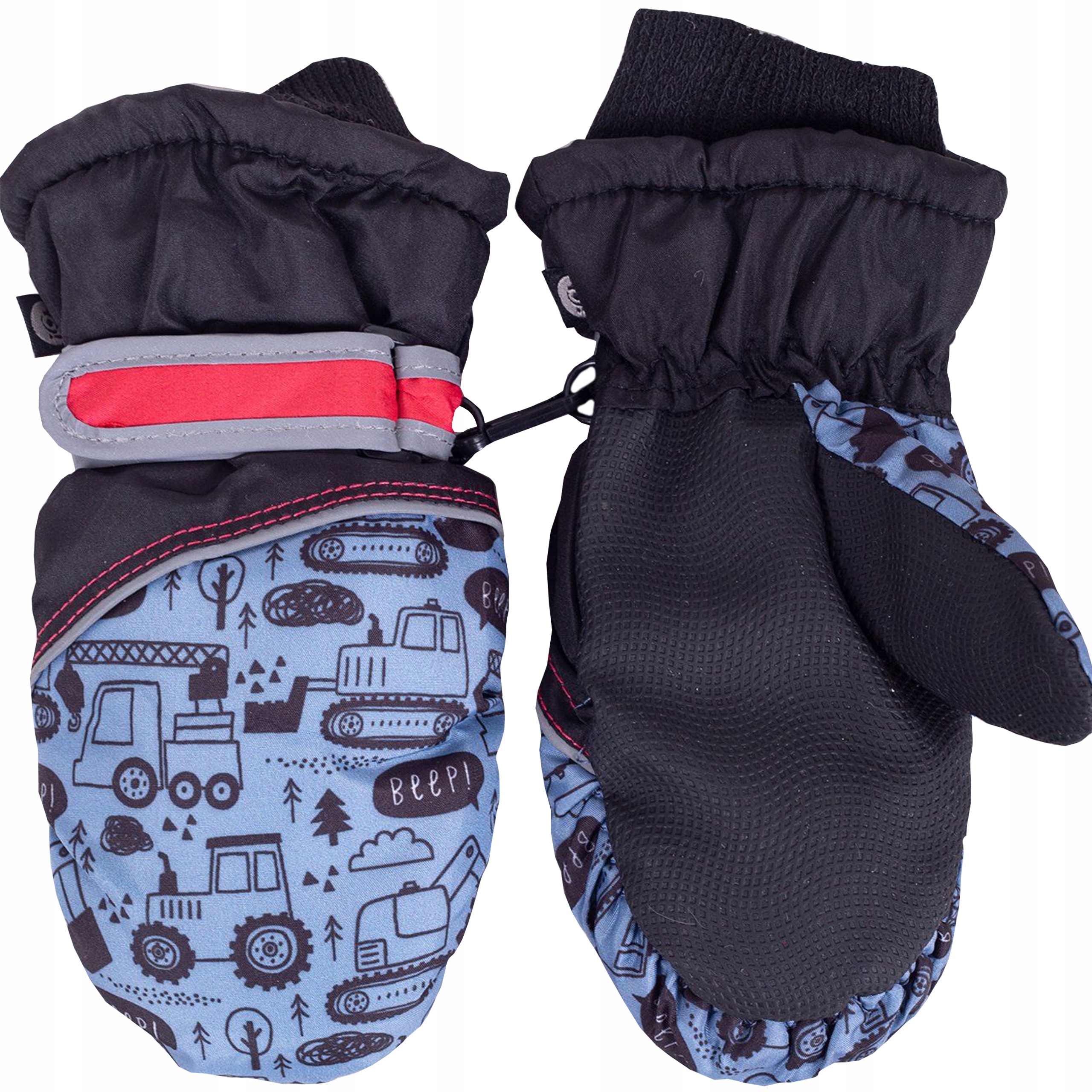 

Rękawiczki Narciarskie Ortalionowe Ciepłe 14 cm.