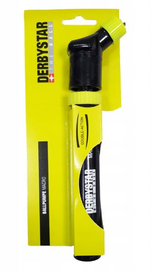 

Pompka Derbystar ręczna do piłki 21cm + igła