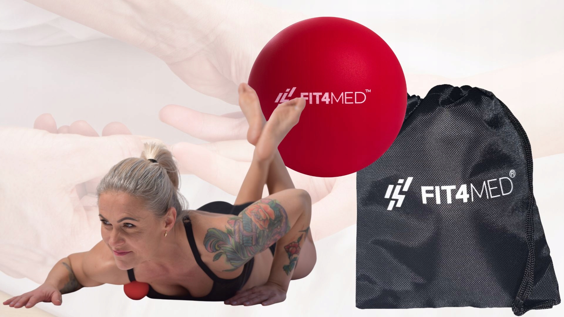 PIŁKA PIŁECZKA DO MASAŻU PUNKTOWEGO BARDZO TWARDA POMOC BÓLACH MIEJSCOWYCH Twardość twarde