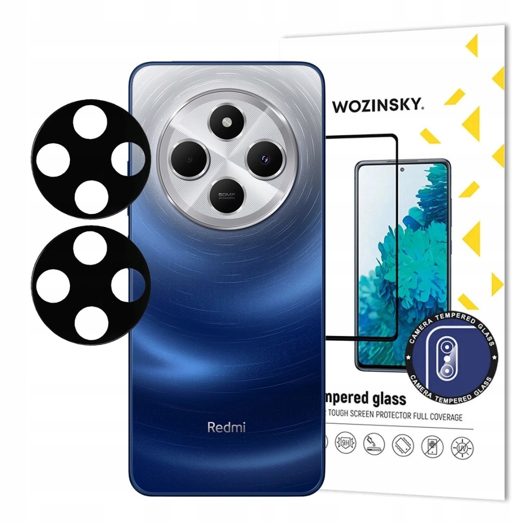Szkło na aparat Wozinsky Full Camera Glass na Xiaomi Redmi 14C 5G, 2-pak