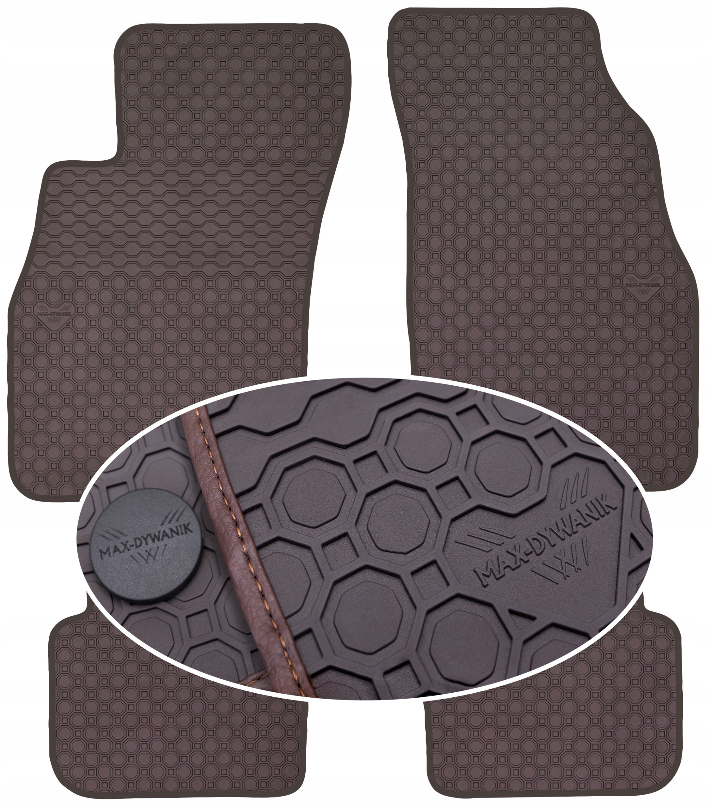 Fiat Punto III 2011-2017 Koberce Hnedé