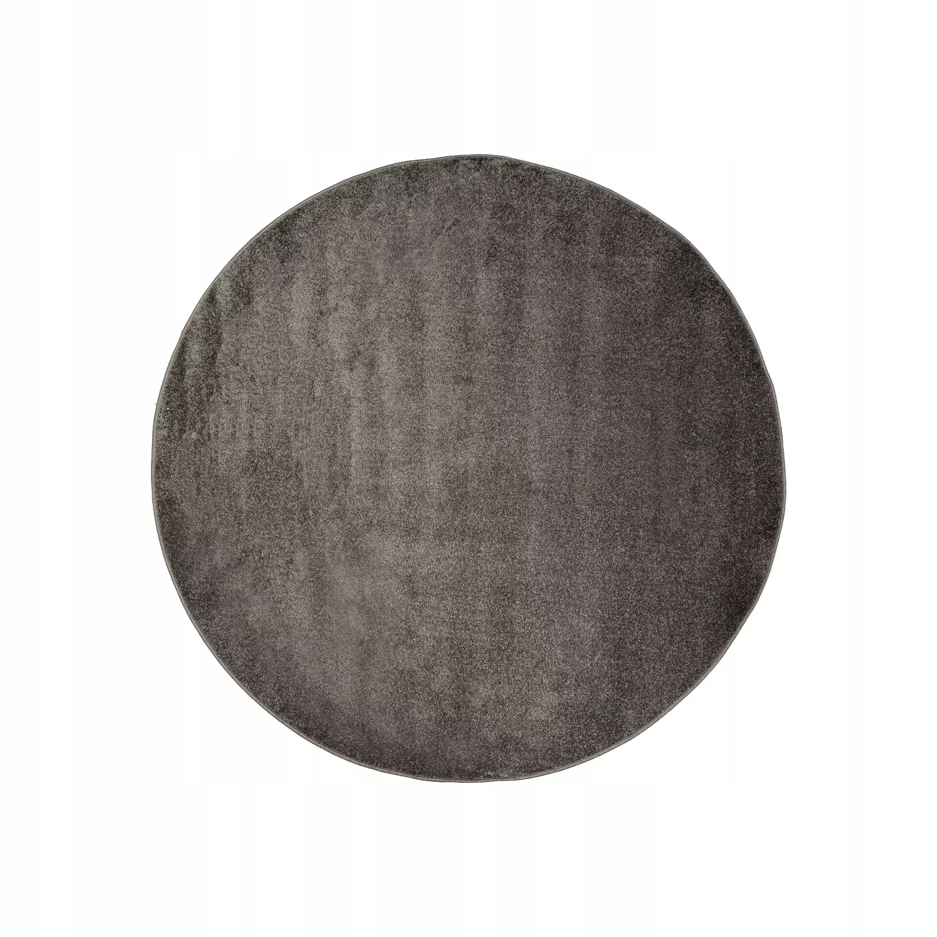 Koberec Mono 200x200 Kulatý Módní Jednobarevný Hladký Fryz Kolo v4