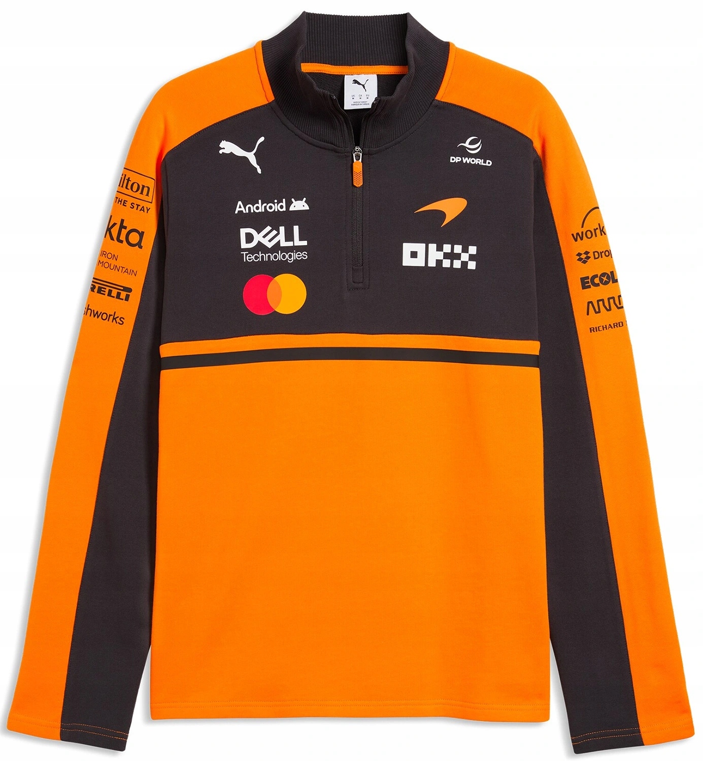 Mikina McLaren F1 2026 Team Half Zip Sweat vel. XL