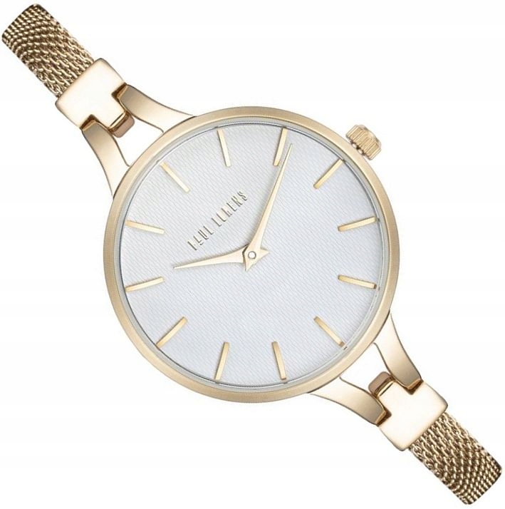 Elegantní A Módní Dámské Hodinky Paul Lorens PL12878B-3D1 Zlatý Mesh 32 mm