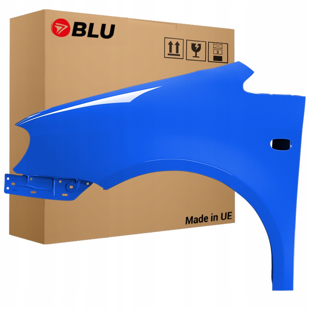 Blu Blatník Vw Caddy III 3 2K LA5C levý modrý 04-10 přední pozink