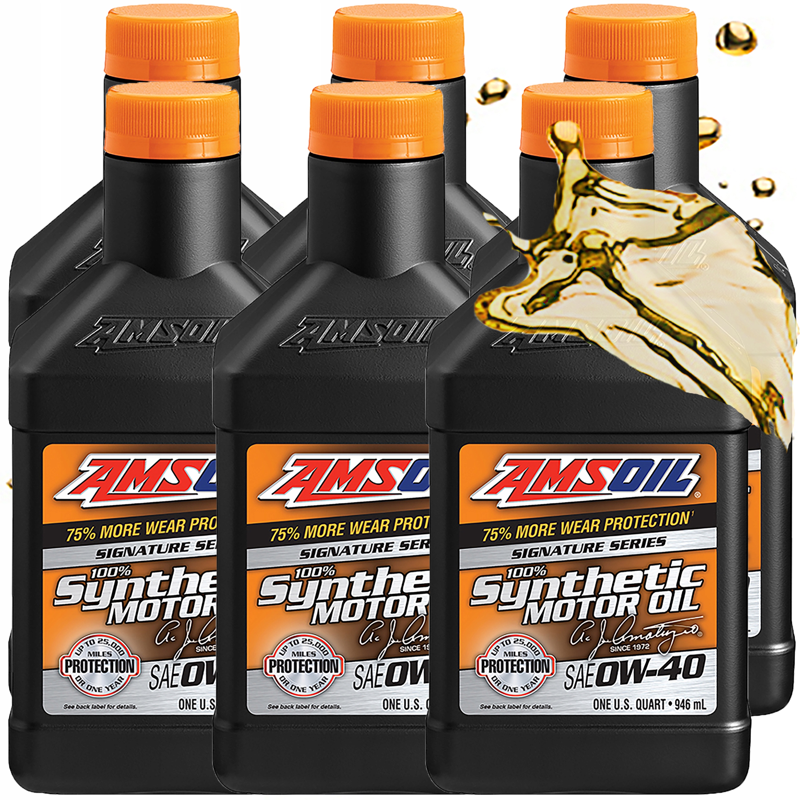 Syntetický Motorový Olej Amsoil 0W40 Signature 100 % Synth Azf 5,67