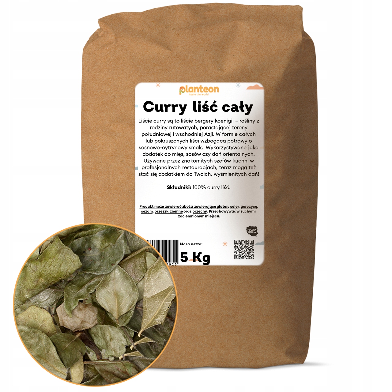 Kari list celý 5 kg