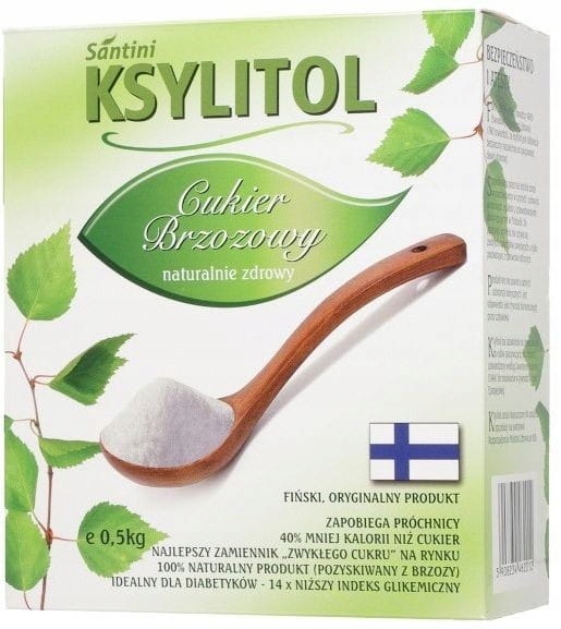 Levně Krystalický Xylitol 500 g Santini (finsko)