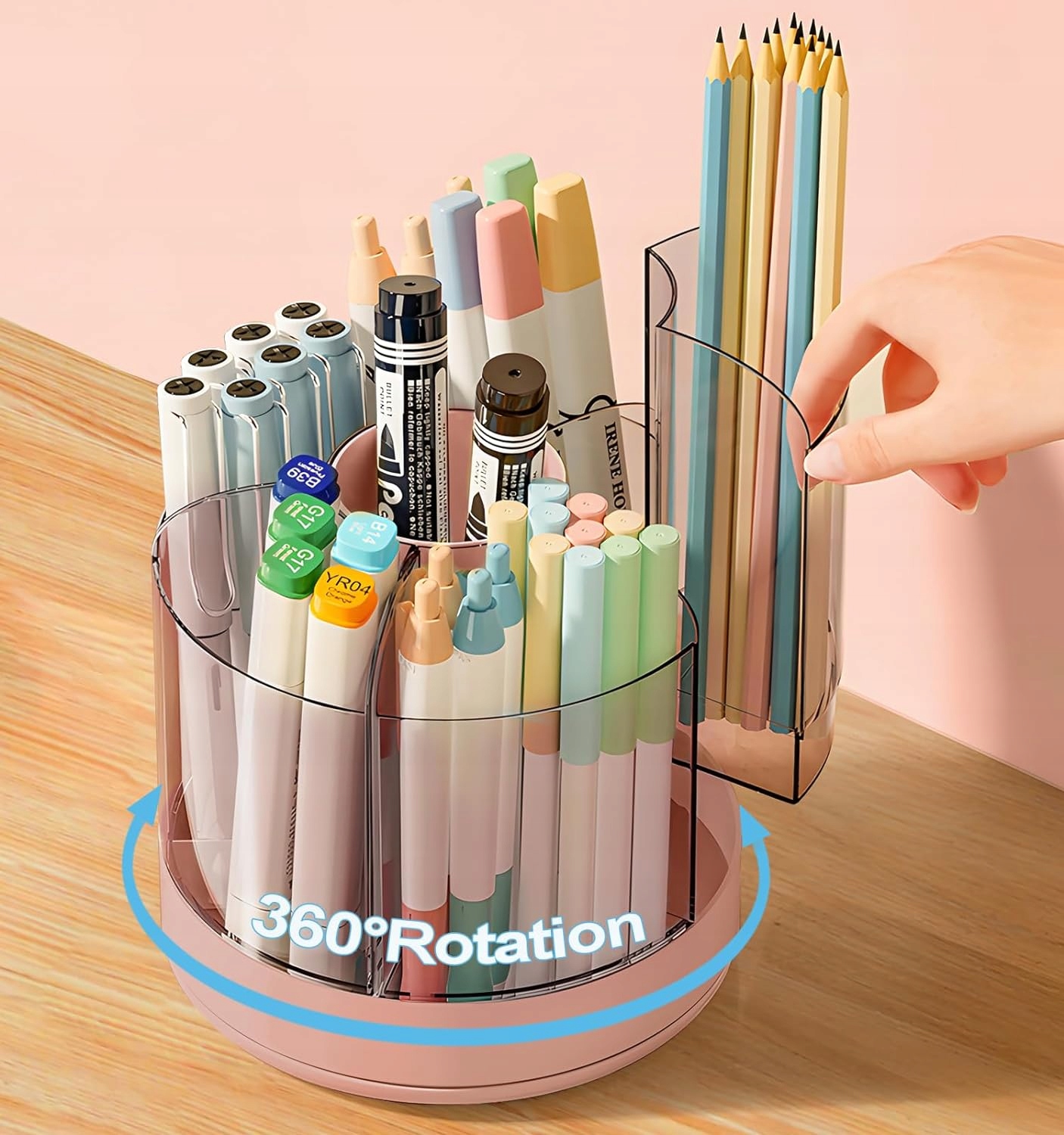 Organizer na biurko obracany, pojemny, na kosmetyki *dostawa 1/2 dni*