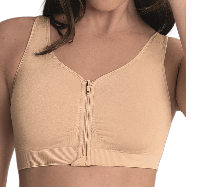 Anita Podprsenka Amazonka S Předním Zapínáním Care Lynn 5768X Béžová XL/42