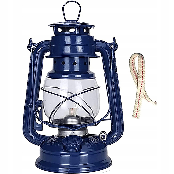 LAMPA NAFTOWA NA OLEJ RETRO ANTYCZNA VINTAGE LAMPION OLEJOWY LATARNIA