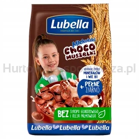 Levně Lubella Mlékovky Choco Obilné mušle s čokoládovou příchutí 500 g