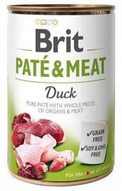 Levně Brit Paté & Meat Duck mokré krmivo pro psy 12x800g