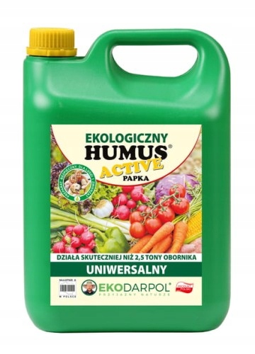 HUMUS ACTIVE UNIWERSALNY PAPKA POLEPSZACZ GLEBY 5L