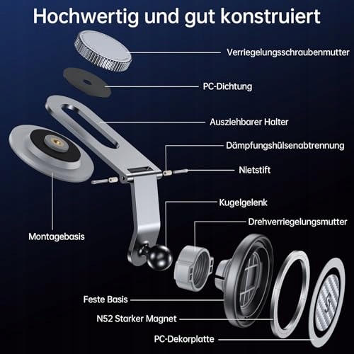 SYNCWIRE Magnetyczny Uchwyt Samochodowy MagSafe Uniwersalny Do Tesli — miniatura 7