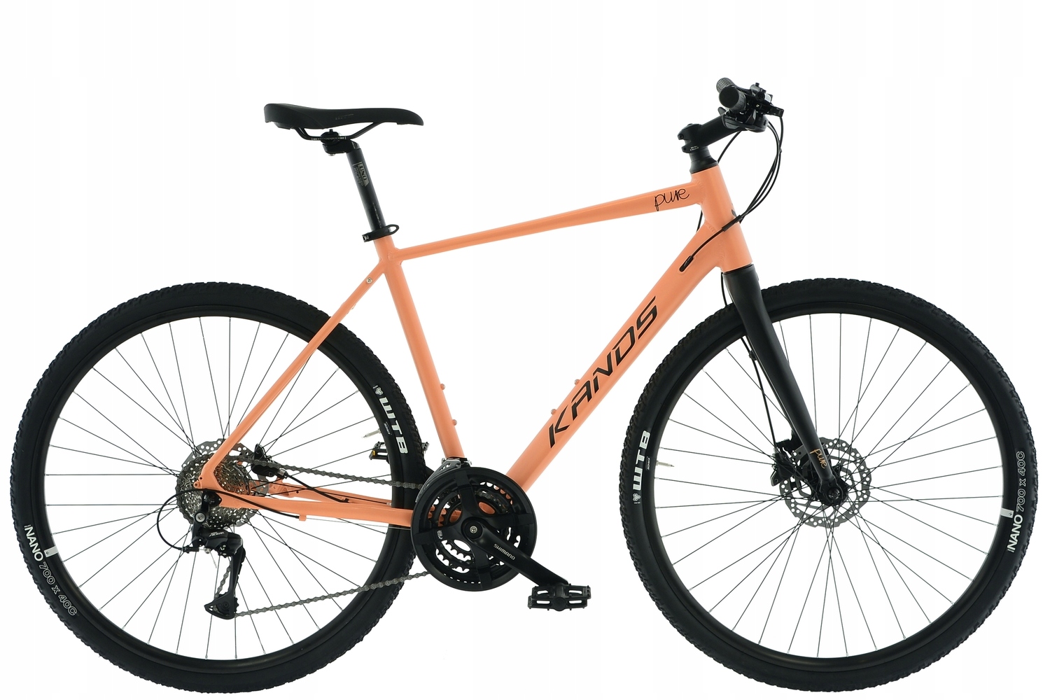 Rower Gravel/FITNESS Kands 28 PURE r55 cm pomarańcz Acera w super cenie!!