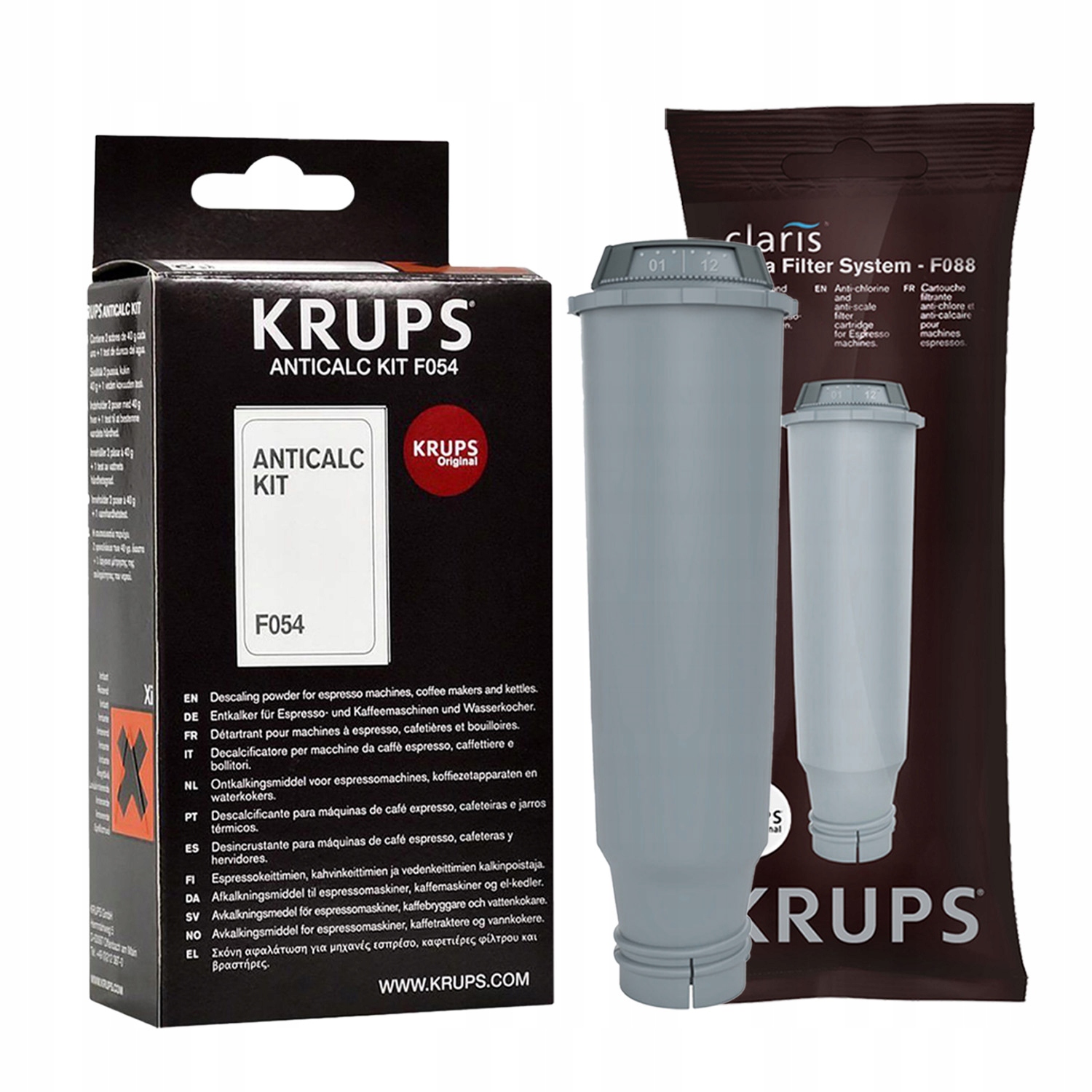 Filtr Do Ekspresu Krups F088 Odkamieniacz F054